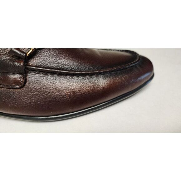 Steve Madden Chiron Mens Dark Brown Leather Slip On Loafer 11.5M - Picture 8 of 11